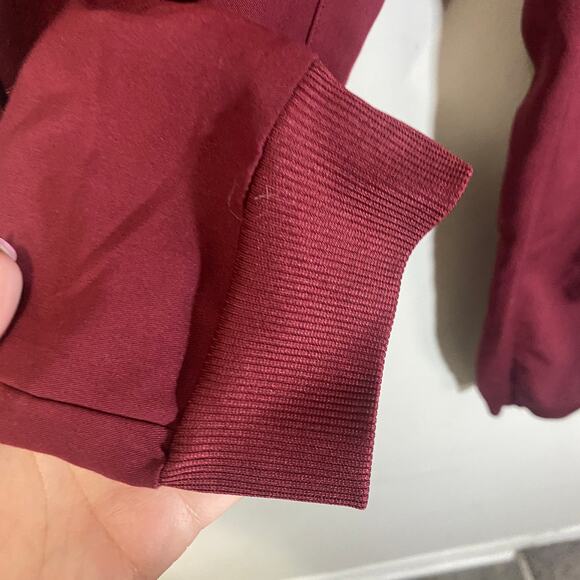 Fabletics All-Shift Scrub Jogger Dark Red Burgundy Mens/Unisex Sz S - Picture 7 of 15